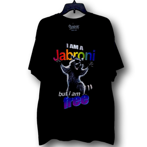 Raccoon "I Am A Jabroni, But I Am Free" Graphic T-Shirt - Size Extra Large - NWT